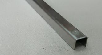 Профиль П-образный нержавеющая сталь STP-10*10*10 (Нержавейка шлифованная)