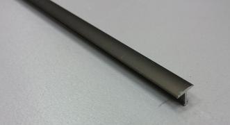 Профиль Т-образный алюминиевый АЛТ-10 (Бронза матовая)