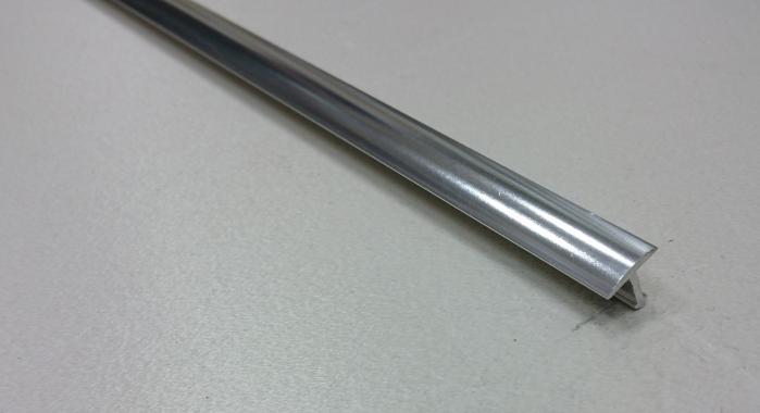 Профиль Т-образный алюминиевый АЛТ-10 (Серебро глянцевое)