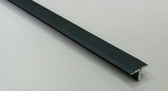 Профиль Т-образный алюминиевый АЛТ-13 (Черный матовый (эмаль)
