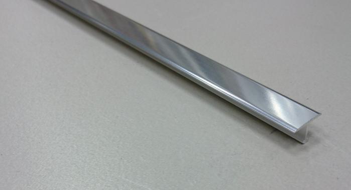 Профиль Т-образный алюминиевый АЛТ-13 (Серебро глянцевое)