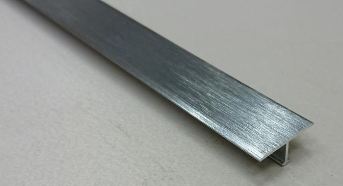 Профиль Т-образный алюминиевый АЛТ-20 (Графит браш)
