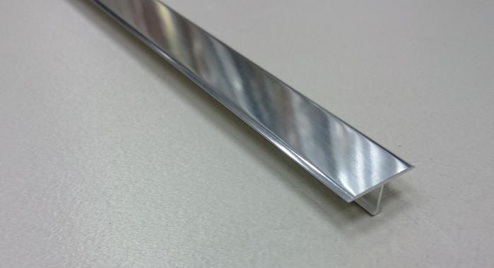 Профиль Т-образный алюминиевый АЛТ-20 (Серебро глянцевое)