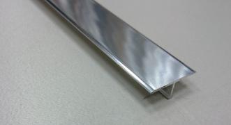 Профиль Т-образный алюминиевый АЛТ-26 (Серебро глянцевое)