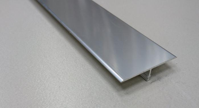Профиль Т-образный алюминиевый АЛТ-40 (Серебро глянцевое)