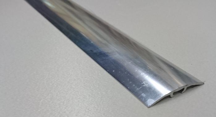 Порог алюминиевый универсальный ПА-17 (Серебро глянцевое)