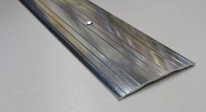 Порог алюминиевый одноуровневый ПА-10 (Серебро глянцевое)