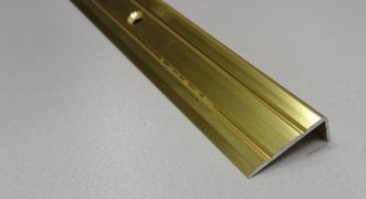 Порог алюминиевый угловой ПА-3 (Золото глянцевое)