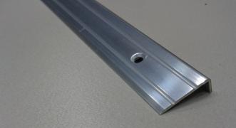 Порог алюминиевый угловой ПА-3 (Серебро глянцевое)