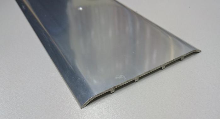 Порог алюминиевый одноуровневый ПА-32 (Серебро глянцевое)