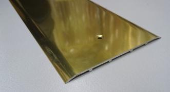 Порог алюминиевый одноуровневый ПА-32 (Золото глянцевое)